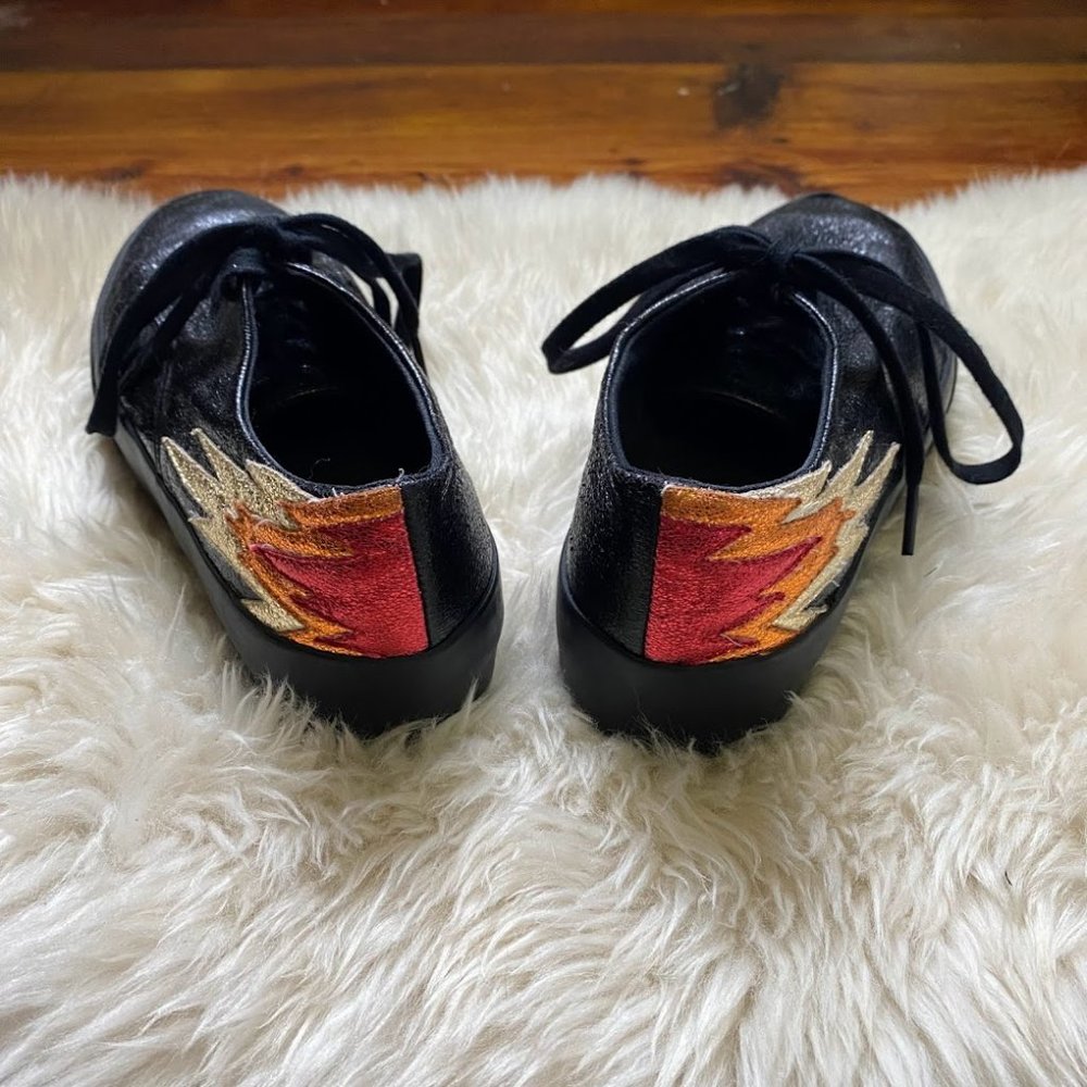 Sparkly Flame Sneakers